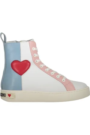 Moschino Sneakers, female, , Size: 7 US High-top sneakers with side zip