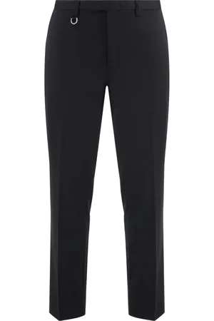 Paolo Pecora Suit Trousers, male, , Size: XL Slim Fit Chino Trousers with Back Pockets