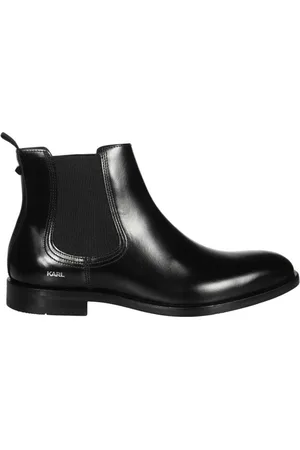 Karl Lagerfeld Chelsea Boots, male, , Size: 12 US Classic Leather Chelsea Boots