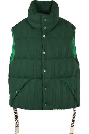 Khrisjoy Vests, male, , Size: XS Knitted Padded Bodywarmer with Logo Detail