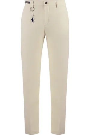 Paul & Shark Slim-fit Trousers, male, , Size: M Nylon Technical Pants with Pockets