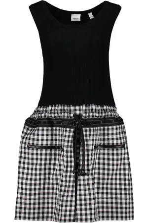 Burberry Short Dresses, female, , Size: XS Check Print Short Dress