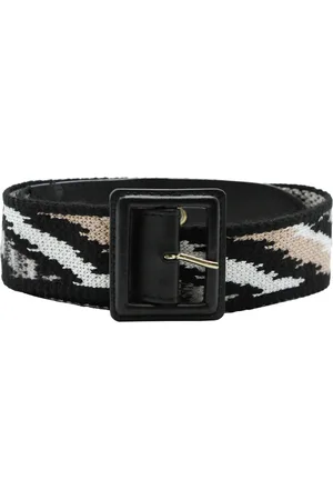 Missoni Belts, female, , Size: S Knitted Elasticated Leather Belt