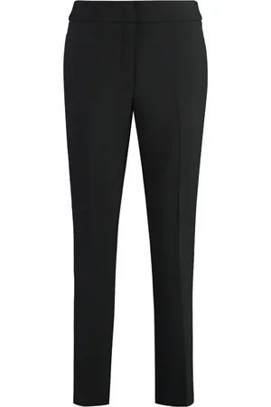 PESERICO SIGN Slim-fit Trousers, female, , Size: L Elasticated Viscose Blend Trousers with Pockets