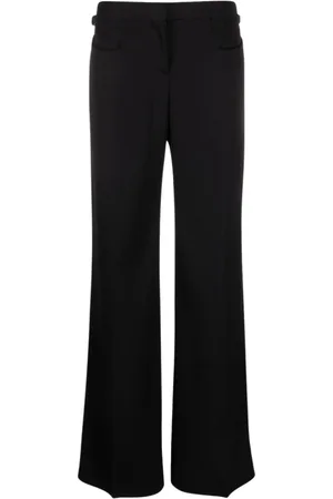 Tom Ford Wide Trousers, female, , Size: 2XS Wool Straight Trousers