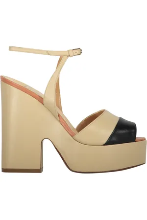 Francesco Russo High Heel Sandals, female, , Size: 10 US Almond Toe Leather Sandals