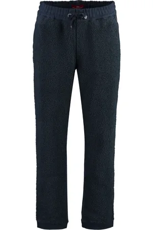 Parajumpers Sweatpants, male, , Size: S Cotton Blend Trousers with Fleece Inserts