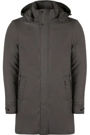 MOORER Parkas, male, , Size: M Hooded Parka with Goose Down Padding
