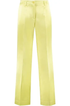 P.A.R.O.S.H. Wide Trousers, female, , Size: M Satin Trousers with Pockets
