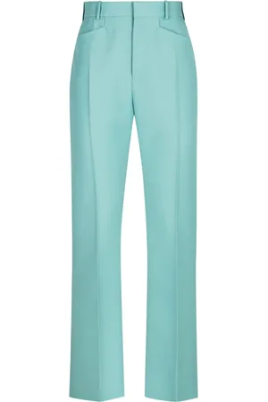 Tom Ford Straight Trousers, female, , Size: XS Wool Blend Trousers with Pockets