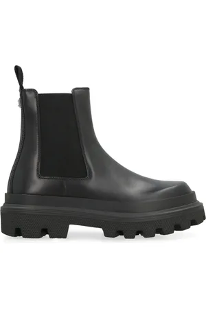 Dolce & Gabbana Chelsea Boots, male, , Size: 7 US Brushed Calfskin Chelsea Boots