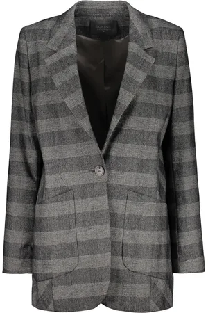 LORENA ANTONIAZZI Blazers, female, , Size: S Wool Blazer with Lapel Collar