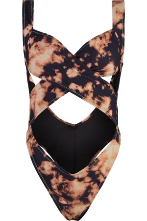 Reina Olga One-piece, female, , Size: M Tie-Dye Swimsuit with Cut-Out Detail