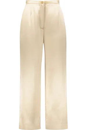 Khaite Wide Trousers, female, , Size: S Wide Leg Trousers with Pockets