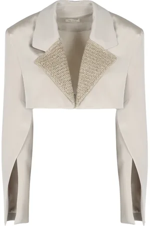 The Mannei Blazers, female, , Size: M Silk Lapel Collar Blazer