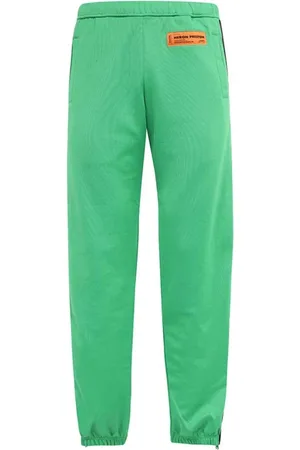 Heron Preston Sweatpants, male, , Size: S Contrast Side Stripes Cotton Trousers