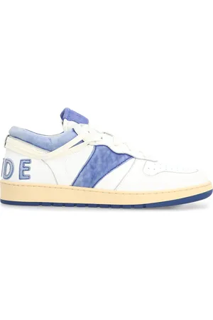 Rhude Sneakers, male, , Size: 9 US Vintage Leather Low-Top Sneakers