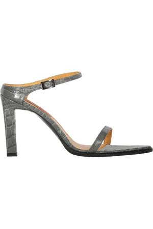 Missoni High Heel Sandals, female, , Size: 6 US Crocodile Print Leather Pointy Toe Mules