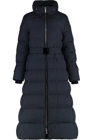 MOORER Down Coats, female, , Size: S Long Down Jacket with Belt