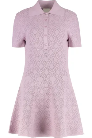 Givenchy Knitted Dresses, female, , Size: M Flared Jacquard Knit Mini-Dress
