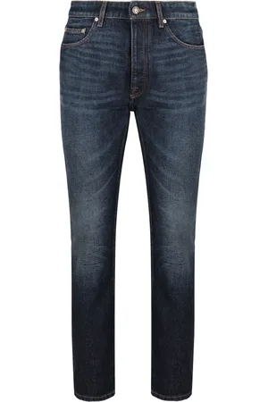 Palm Angels Slim-fit Jeans, male, , Size: W32 Stretch Cotton Jeans with Metal Rivets