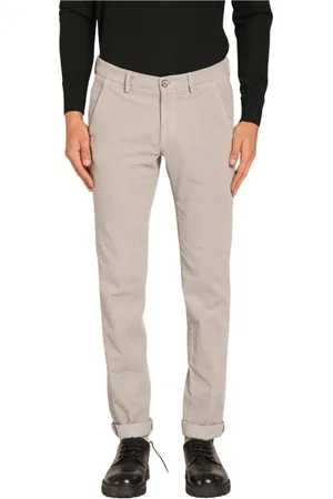Masons Chinos, male, , Size: 2XL Torino men`s chino pants in velvet 1500 striped slim fit