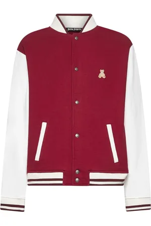 Palm Angels Bomber Jackets, male, , Size: 2XL Bear Patch Coat