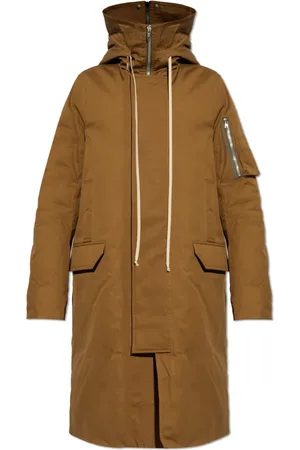 Rick Owens Parkas, male, , Size: XL Long parka Megamarka