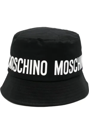 Moschino Hats, male, , Size: 56 CM Flat Crown Turn-Up Brim