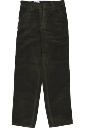 Carhartt Straight Trousers, male, , Size: W30 Velvet Work Trousers with Tool Pockets