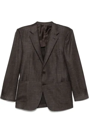 CANALI Blazers, male, , Size: XL Earth Jacket with Shoulder Pads