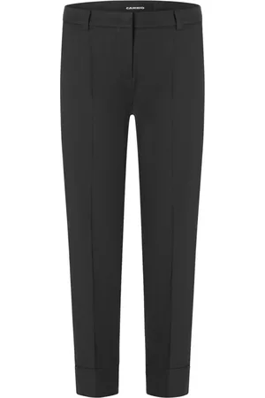 Cambio Cropped Trousers, female, , Size: S Cropped Trousers with Pressed Creases
