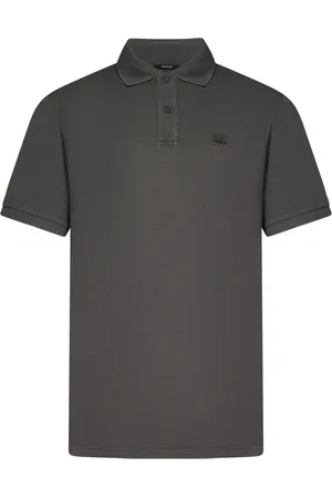 C.P. Company Polo Shirts, male, , Size: L Grey Polo Shirt Casual Style