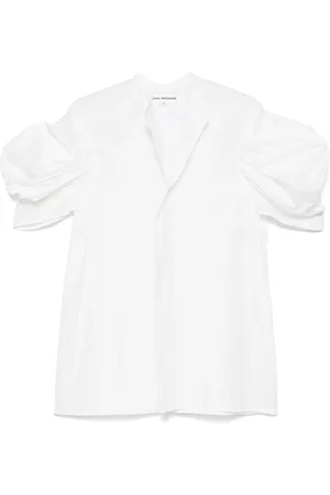 JUNYA WATANABE Blouses, female, , Size: M Puff Sleeve Shirt with Pleat Detailing