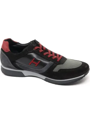 Hogan Sneakers, male, , Size: 11 1/2 US Flock Slip-On Shoe in Grey
