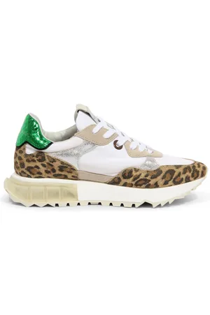 Philippe model Sneakers, female, , Size: 7 US Vintage Effect Shoes Low Mixage Animal