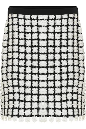 Bruuns Bazaar Short Skirts, female, , Size: M Embroidered Silver Skirt