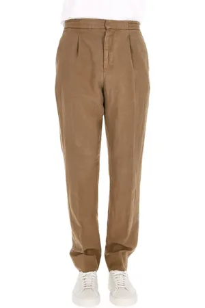 OFFICINE GENERALE Slim-fit Trousers, male, , Size: L Trousers Drew Model Lightweight
