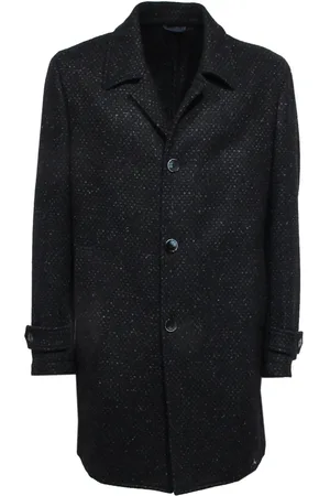 L.B.M. 1911 Single-Breasted Coats, male, , Size: XL Melange Wool Jacket Coat