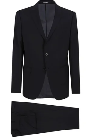 Emporio Armani Single Breasted Suits, male, , Size: L Suit Classic Style