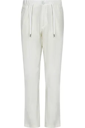 HERNO Slim-fit Trousers, male, , Size: XL Stretch Cotton Trousers Ss25