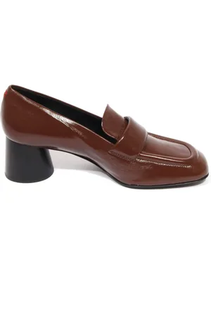 HALMANERA Pumps, female, , Size: 10 US Vintage Glaze Palissandro Leather Shoes