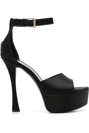 Givenchy High Heel Sandals, female, , Size: 6 US Satin Ankle Strap Heels
