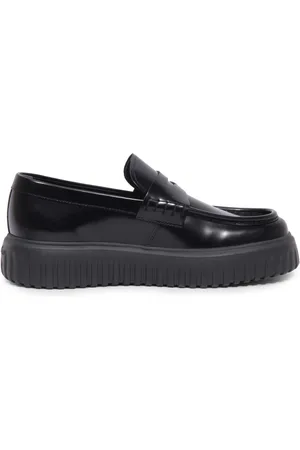 Hogan Loafers, male, , Size: 12 US Striped Italian Moccasin Loafer