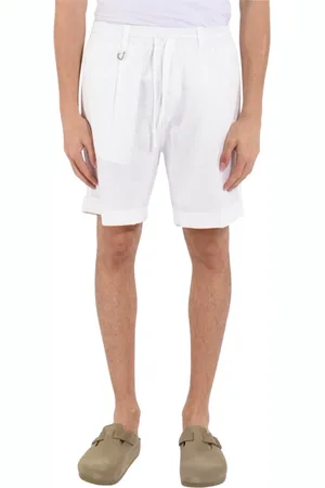 Paolo Pecora Casual Shorts, male, , Size: M Cotton Bermuda Shorts with Pockets