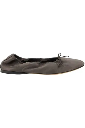 The Row Ballerinas, female, , Size: 6 1/2 US Satin Ballerinas with Bow Detail