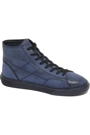 Hogan Sneakers, male, , Size: 7 1/2 US Vintage effect high top shoe