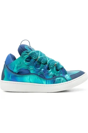 Lanvin Sneakers, male, , Size: 9 US Sapphire Lace-Up Sneaker