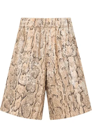 DRIES VAN NOTEN Short Shorts, female, , Size: M Elegant Nude Trousers for Women