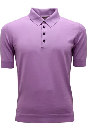 GOES BOTANICAL Polo Shirts, male, , Size: S Italian Wool Sweater in Lilac